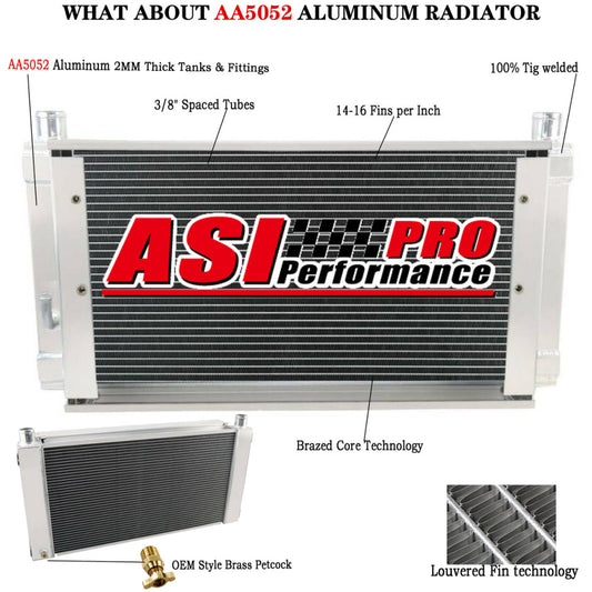 4 Row Radiator Fits Bobcat S250 S300 A300 T320 S220 T250 773 ,T300 S330 6737650
