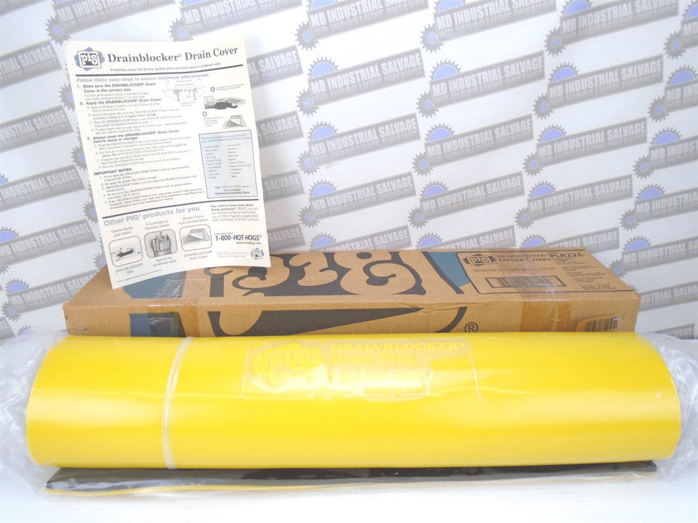PIG - PLR224 - 24" x 24" - DRAIN BLOCKER DRAIN PLUG - UP to 3" Drain -NEW in BOX