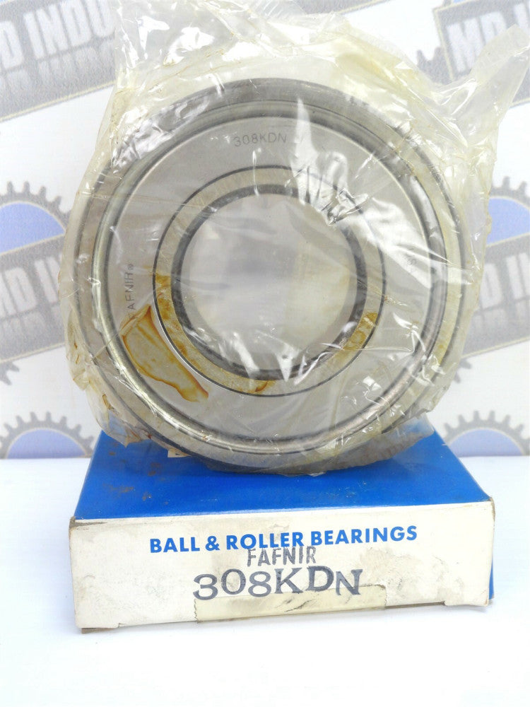 FAFNIR - Ball Bearings 308KDN, Single Row Non-fill Slot, 90 x 40 x 23mm (NEW)