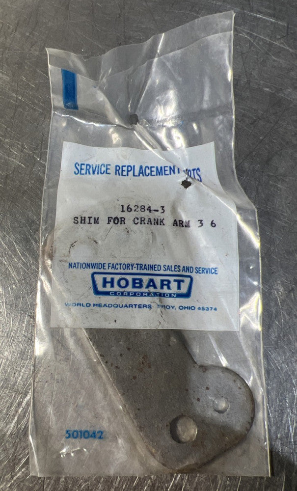 Nos Surplus Hobart Shim For Crack Arm PN 16284-3