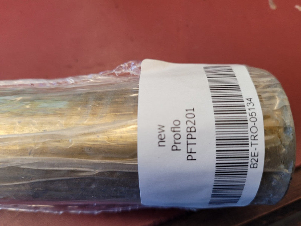 PROFLO PFTPB201 1-1/2 X 16 DOUBLE FLANGED TAILPIECE BRASS UNFINISHED (S1-C37)