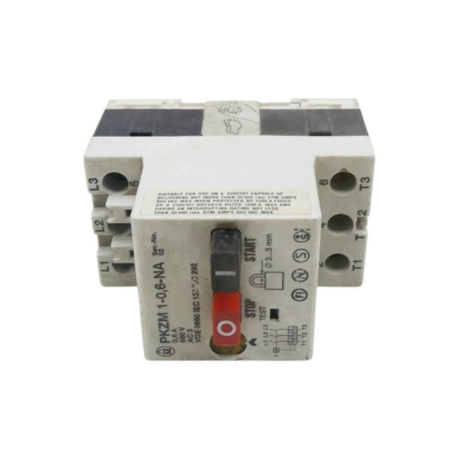 KLOCKNER MOELLER PKZM1-0.6-NA 660V 0.4-0.6A NSNP
