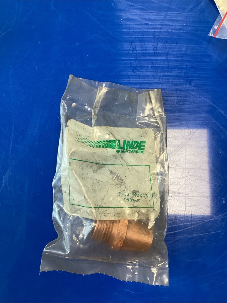 Linde Union Carbide No. 10 Nozzles Thread P/N 948768