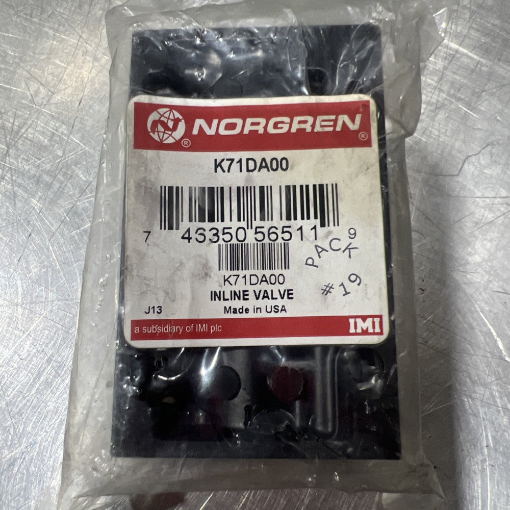 NORGREN K71DA00 Replacement Valve Body 5- 1/4" Ports & 2 Positions Nos Surplus