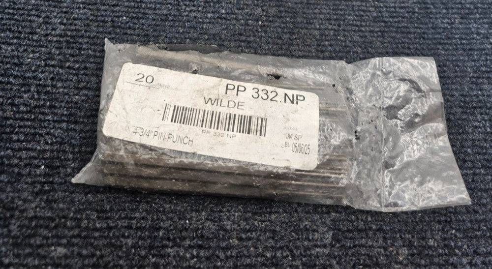 (QTY 20) Wilde Tool PP332.NP 3/32" x 4-3/4" Pin Punch USA