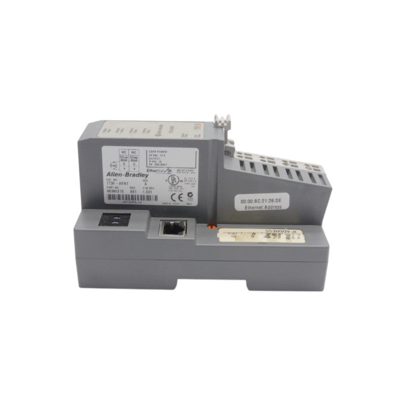 ALLEN BRADLEY 1734-AENT SER. A REV. A01 F/W 1.031 24VDC 10A UNMP