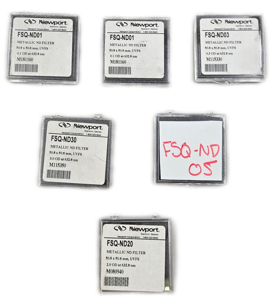 Newport FSQ Series Metallic ND Filters ND01 ND03 ND05 ND20 ND30