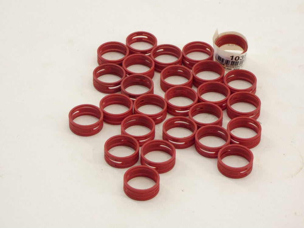 *Lot of 26* Neutrik XXR-2 Red Color Coded XLR Cable Ring - NEW Surplus!