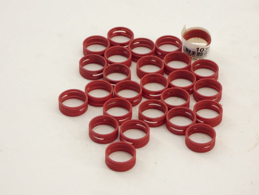 *Lot of 26* Neutrik XXR-2 Red Color Coded XLR Cable Ring - NEW Surplus!