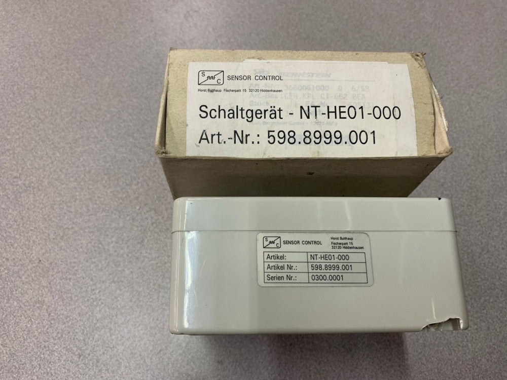 NEW IN BOX SENSOR CONTROL AMPLIFIER 598.8999.001