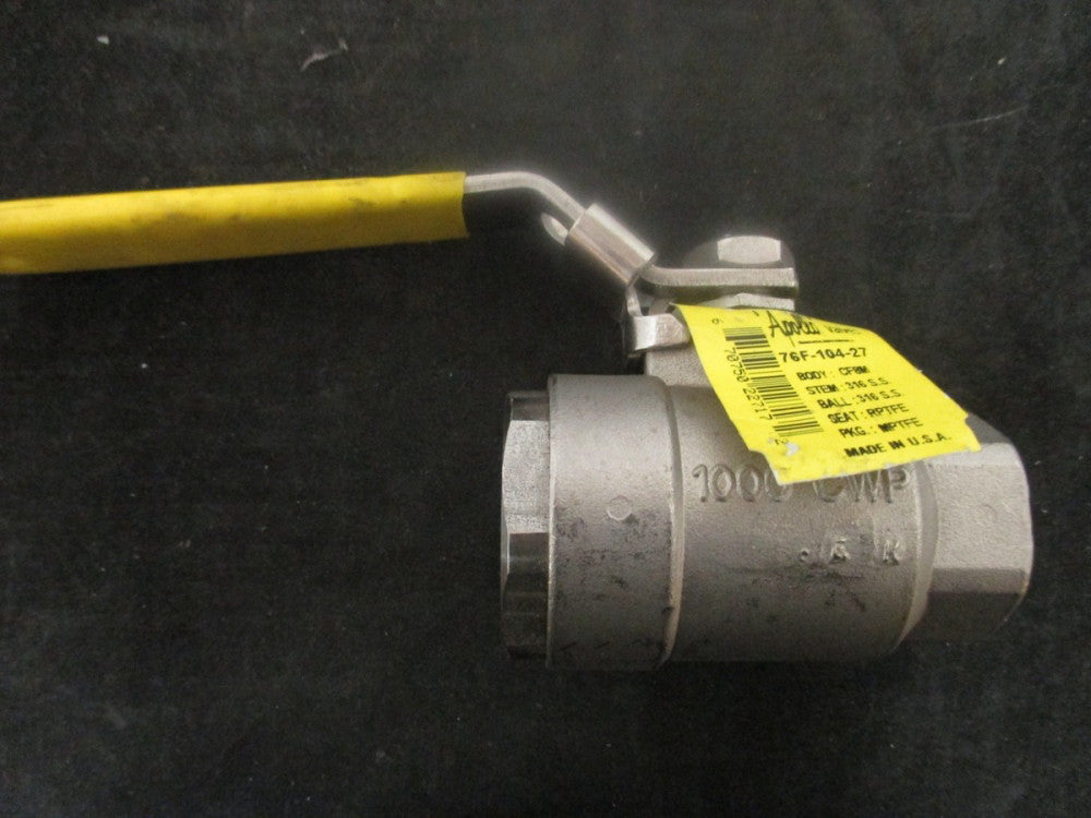 NEW Apollo 76F-104-27 Ball Valve 3/4" NPT 