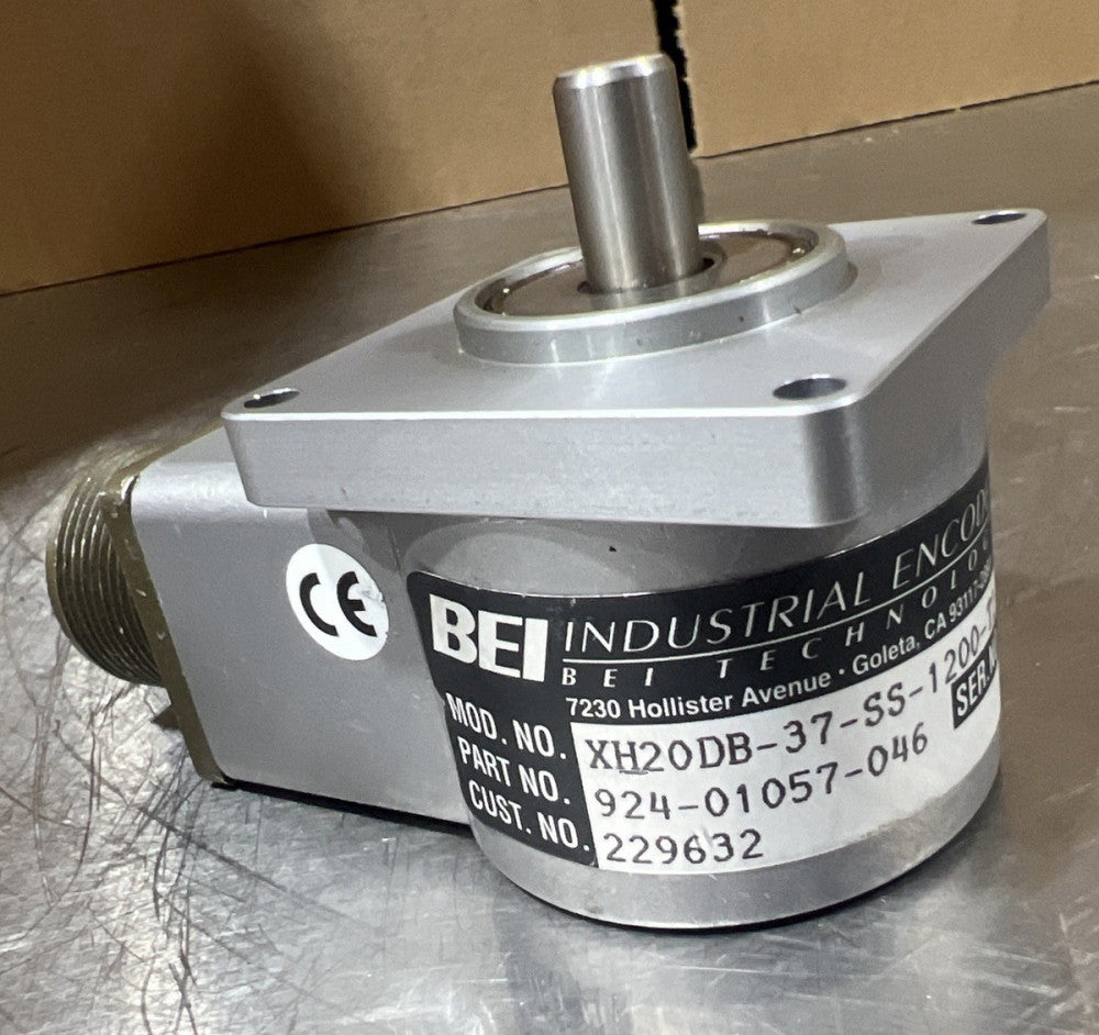 BEI Encoder XH20DB-37-SS-1200-T2-ABZC-7272-SM18-28V Nos Surplus