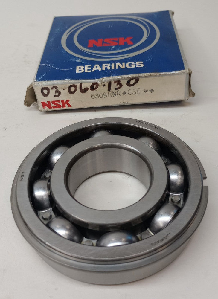 NSK 6309 RNR-C3E Ball Bearing Deep Groove 45 x 100 x 25mm 6309-RNR--C3E