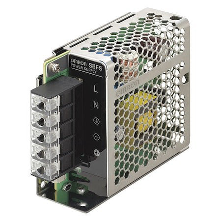 Omron S8fsg10024cd Dc Power Supply, 100/240V Ac, 100 W, 4.5 A, Din Rail