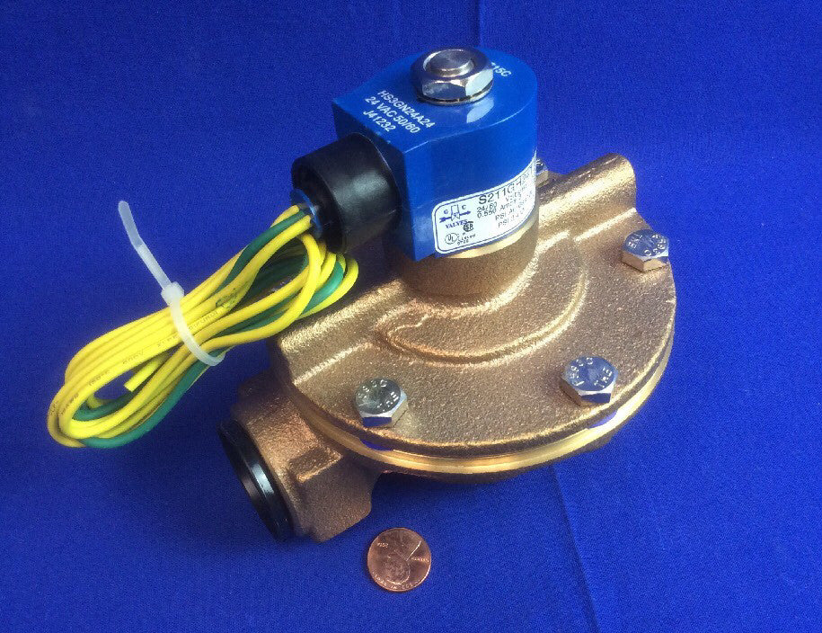 ITT S211GH24T2FG9 VALVE 1"NPT  24V (NEW)