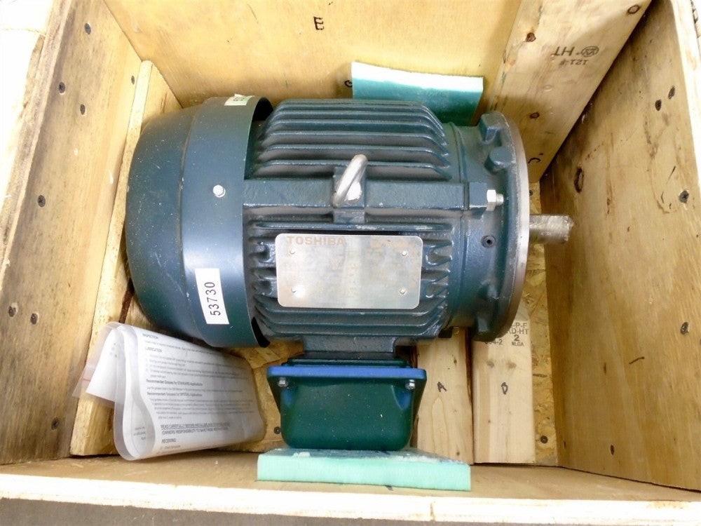 TOSHIBA - 0034SDSR44A-P- Cont Duty EQP AC MOTOR - 3HP 1800RPM 230/460V - 1-1/8"