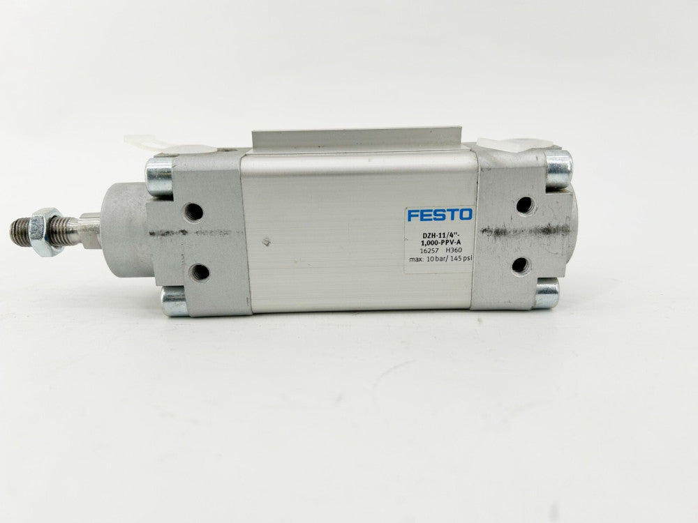 New Festo DZH-11/4"-1,000-PPV-A Pneumatic Cylinder 16257 10 Bar/145 PSI