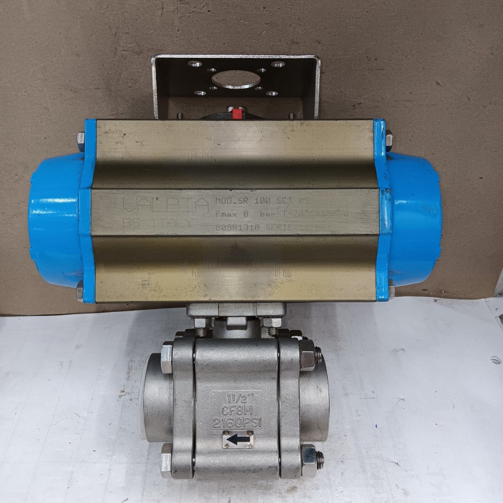 NEW VALBIA SR100 PNEUMATIC ACTUATOR 8 BAR -20ºC TO 150ºC