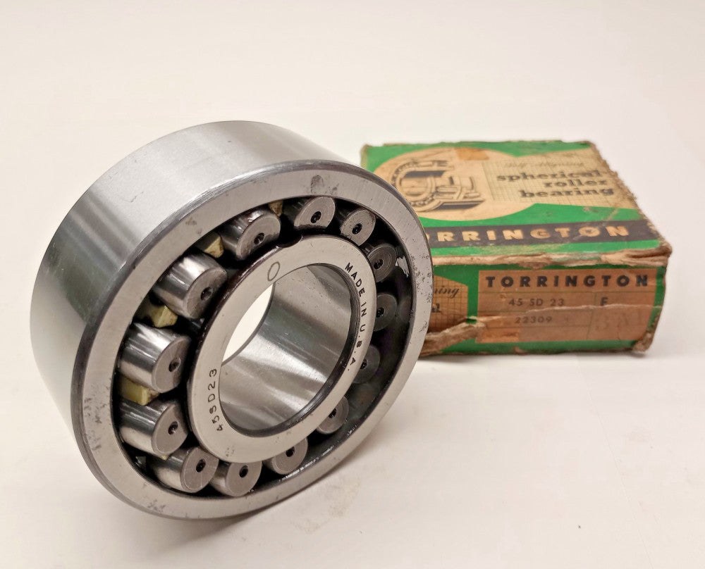 Torrington 45SD23-F3 Spherical Roller Bearing USA 45x100x36mm 22309/22309F3
