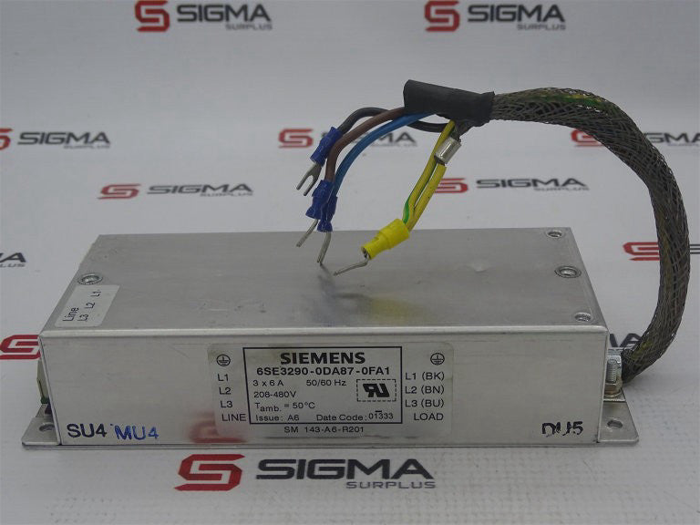 SIEMENS 6SE3290-0DA87-0FA1 FILTER