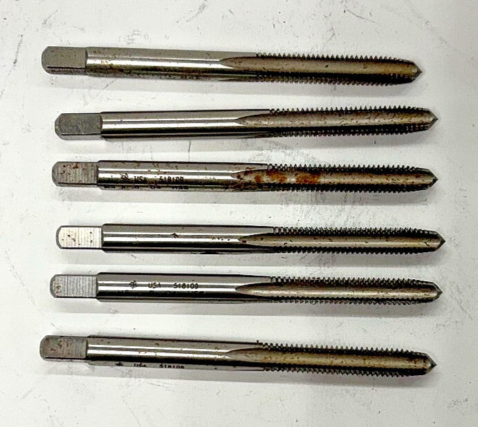 SPIRAL POINT TAP LOT OF 6 M5X0.8 D4 HSS 518109 USA SQUARE SIZE 3/16" OAL 2-1/2"