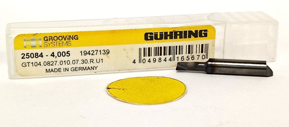 GUHRING BORING BAR RIGHT HAND 4.00 MIN BORE DIAM GT104.0827.010.07.30.R.U1