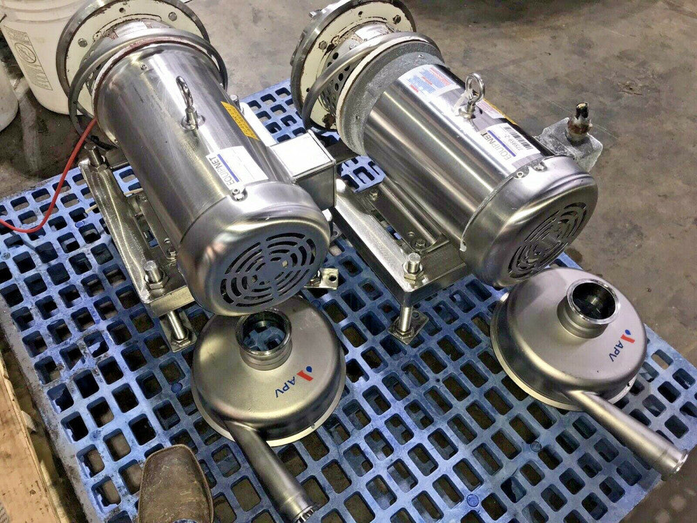APV W50/50 STAINLESS STEEL CENTRIFUGAL PUMP 5HP, 3PH, 208-230/460V
