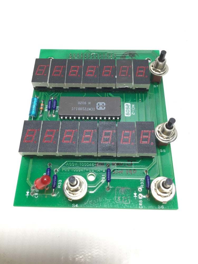 PN: 100047-001A-2 Board Display ASSEMBLY 100045-101 REV J