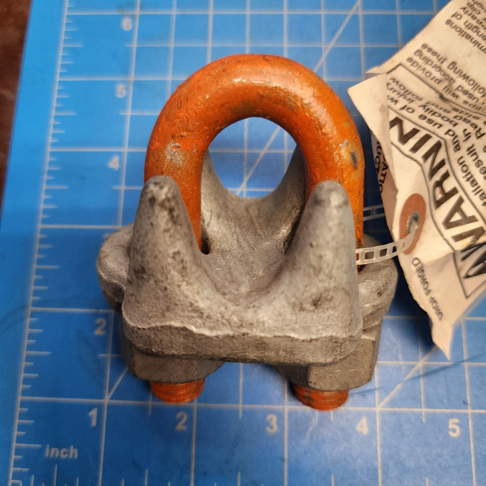 3/4" CM Columbus McKinnon M252 Wire Rope Cable Clamp Clip USA NEW FF-C-450[B3S3]
