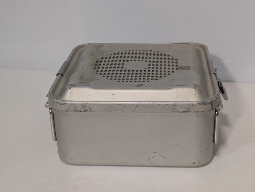 Aesculap JK341 SterilContainer Half Size Sterilization Case, Aluminum