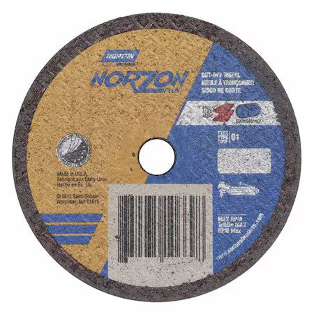 Norton Abrasives 66243510669 Abrasive Cut-Off Wheel, Type 1, 3 In Dia, 0.035 In