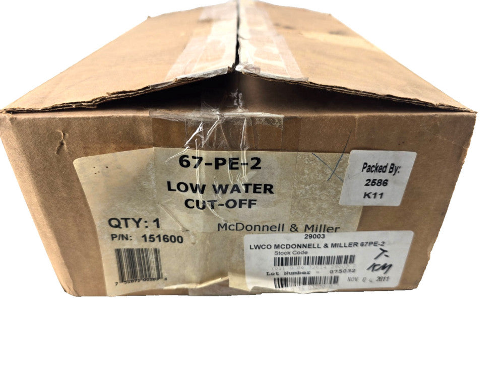 NOS McDonnell & Miller Xylem Lower Water Cutoff Steam Boiler 67-PE-2 151600