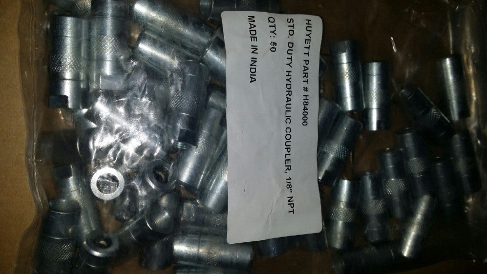 G.L. Huyett   Coupler, Hydraulic Narrow, 1/8-27NPT (F) (10 FITTINGS )