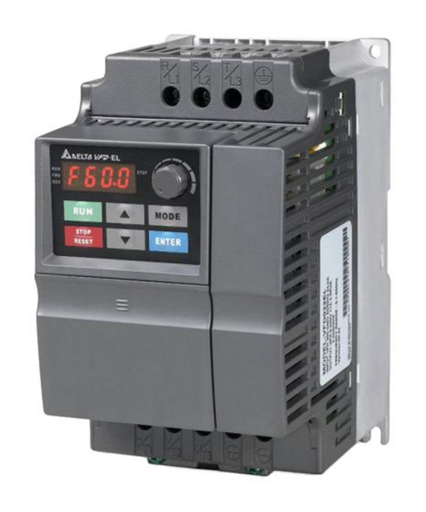 Delta VFD022EL43A PLC Programmable 3Hp 460V Three Phase Input AC Micro Drive NEW