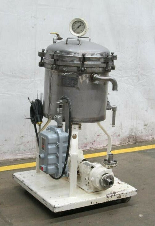 Sparkler 18-S-11 Horizontal Plate Gravity Flow Pressure Cartridge Filter