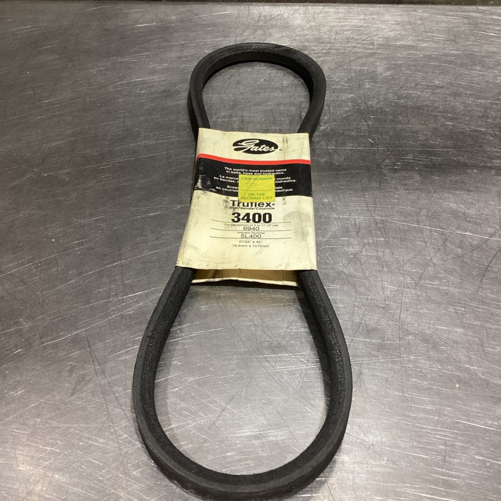 Gates Truflex 3400 FHP Low Horse-Power V-Belt, 21/32" x 40" NOS