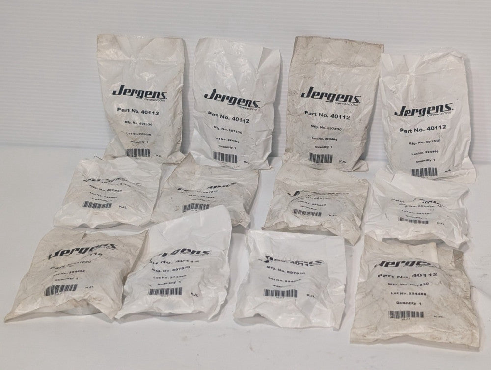 (12): Jergens 40112 zinc plate set screw steel shaft collar components, 697830