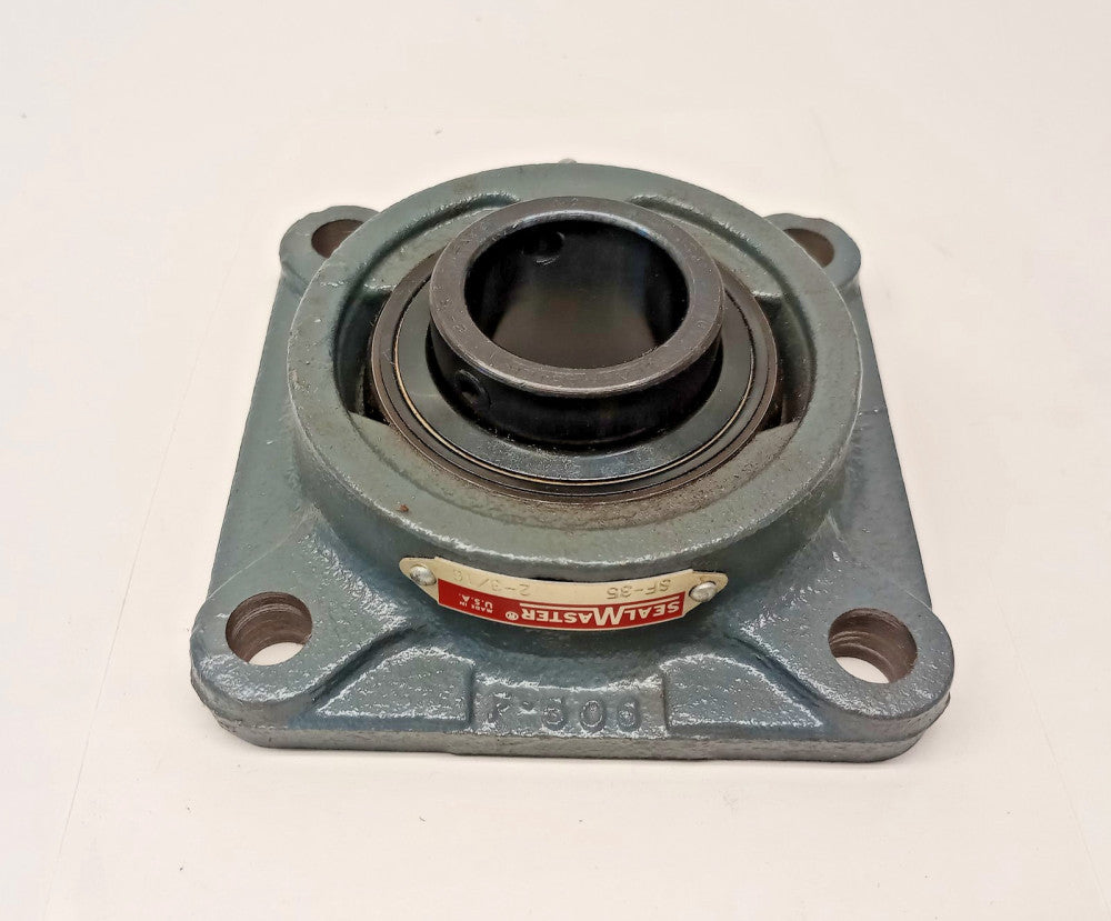 Sealmaster 700460 Flange Mount Ball Bearing 4-Bolt SF-35 2-3/16 (2.1875) Bore