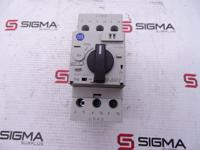 ALLEN BRADLEY 140U-D6D3-C15 SERIES A CIRCUIT BREAKER