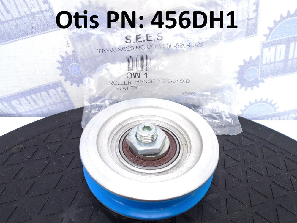 SEES - OW-1 Known As OTIS - 456DH1 ELEVATOR ROLLER HANGER 3-3/8 OF Flat Track