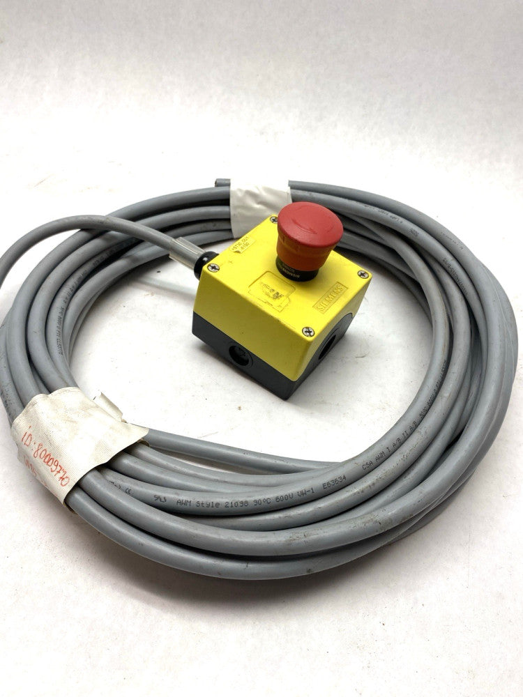 Siemens 3SU1801-0NZ00 E-Stop with 15m Cable