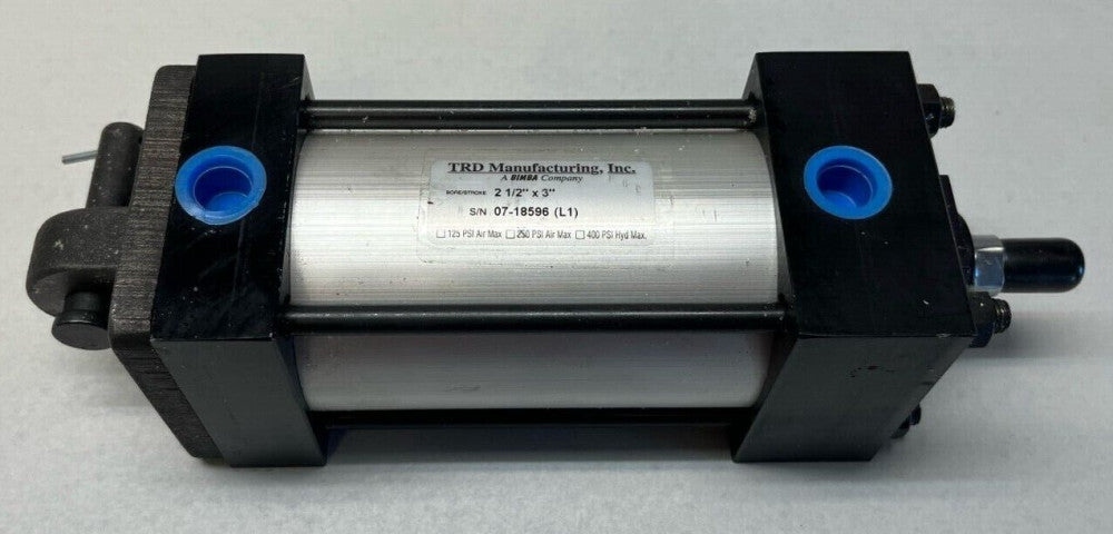 TRD Manufacturing Bimba 07-18596 (L1) Bore/Stroke 2 1/2" x 3" Pnuematic Cylinder