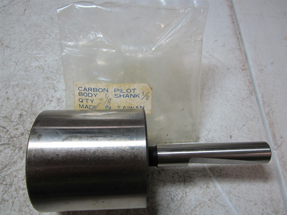 TMX 1/2" Shank Diam 2-1/8 Diam Carbon Steel Interchangeable Counterbore Pilot