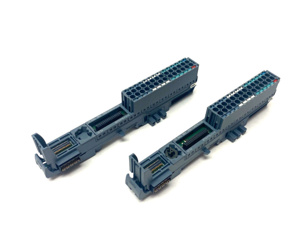 Siemens 6ES7193-6BP20-0BA0 SIMATIC ET 200SP Base Unit BU15-P16+A10+2B LOT OF 2