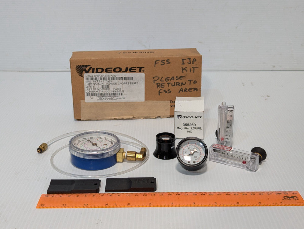 VideoJet 370135 Vacuum Pressure Gage Kit as pictured