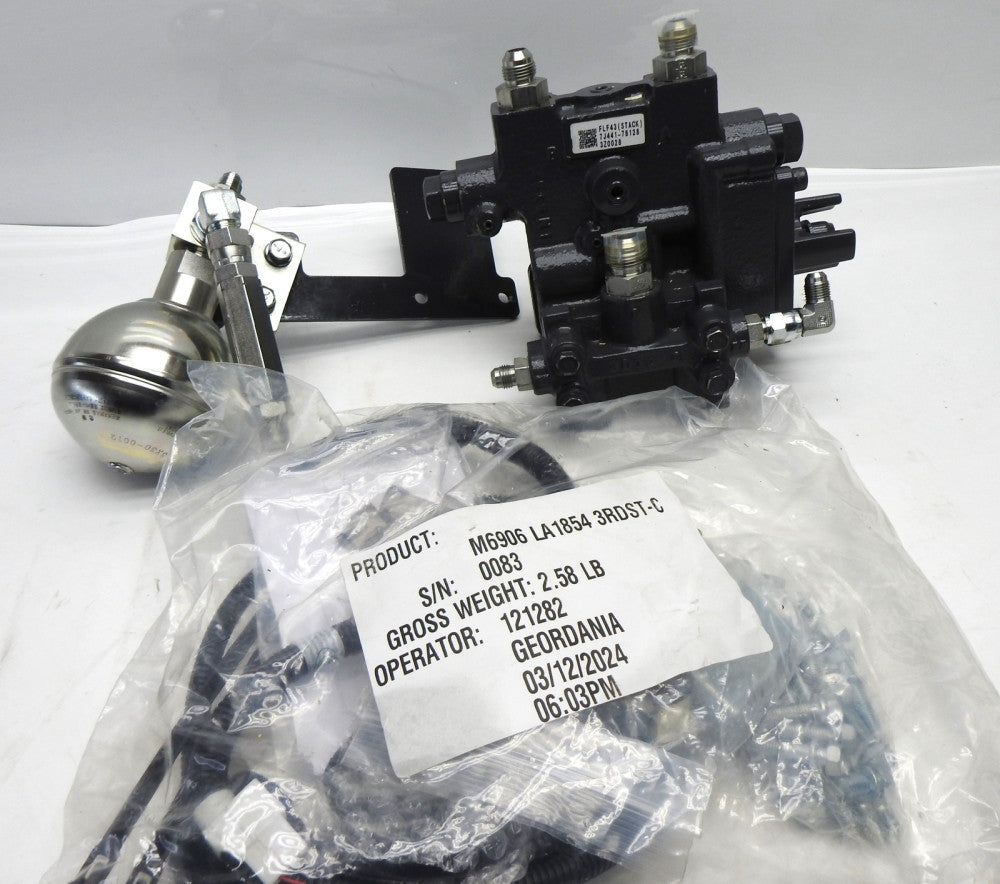 Kubota 7J441-78128 3rd Function Valve Kit for LA1854 M6906 - OEM NEW!
