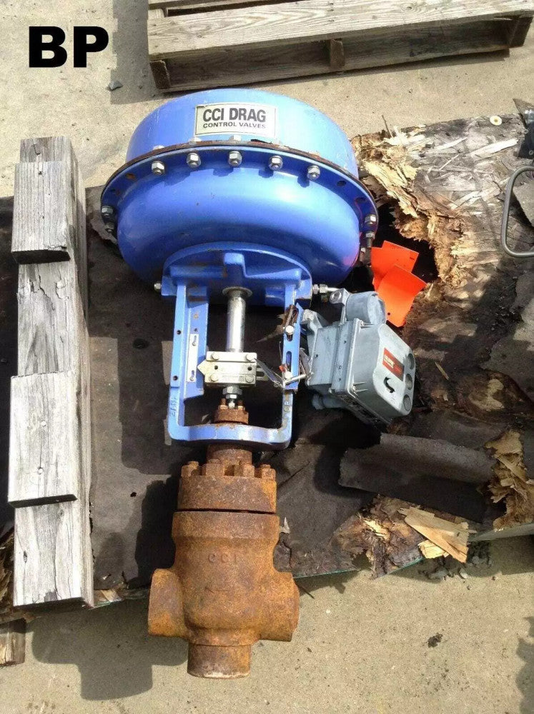 IMI CCI 100DSV 1" WCB Drag Valve Turbine Attemperator Spraywater Control 6170PSI