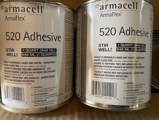 (2 PACK) ARMACELL 520 ADHESIVE, ADH520-ARMA - QUART EACH