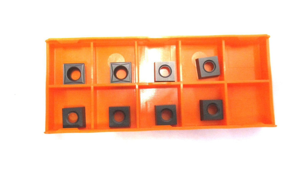 NEW (37770666) 3/8" IC SCMT 32.15EN-AM HC125T Carbide Turning Insert - Lot of 8