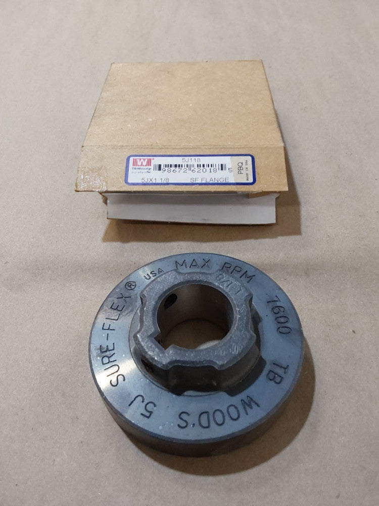 TB WOODS 5J118 Sure-Flex COUPLING FLANGE, 1-1/8" BORE